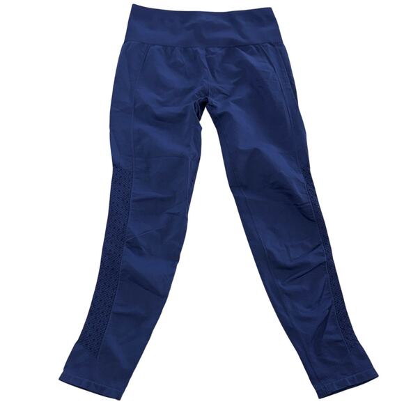 Fabletics Leggings Womens X Small Blue Sync Seamless High Waisted 7/8 Legging - Picture 2 of 9